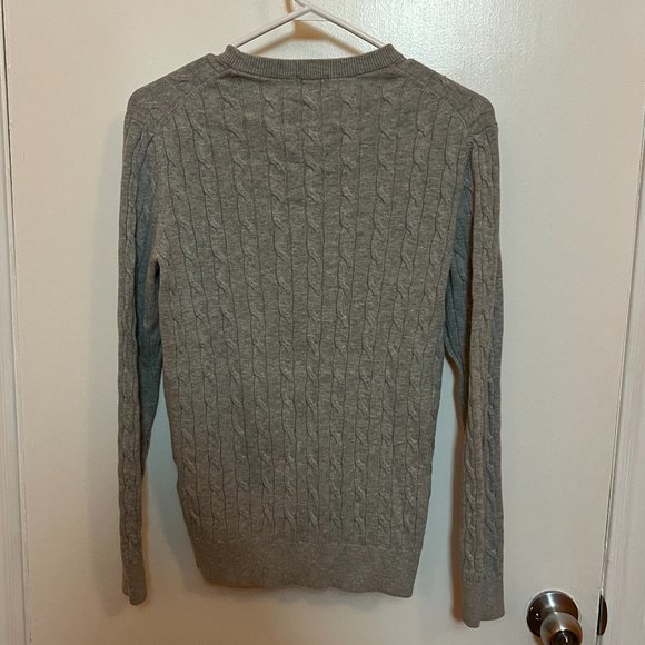 Uniqlo Cotton Cashmere Cable Knit Sweater – Grey – Medium - Picture 3 of 5